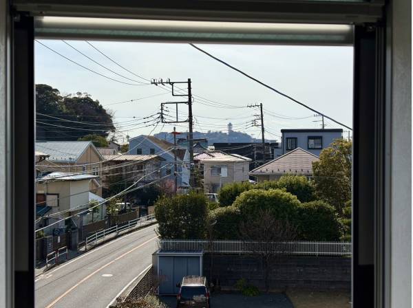 3階の各居室から江ノ島が見えました♪