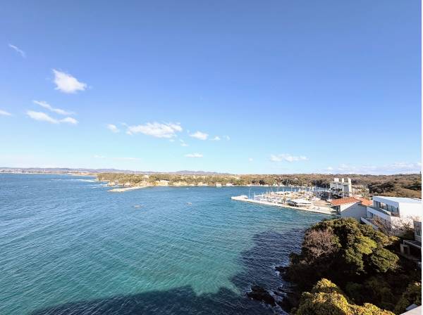 マンション屋上からの眺めも圧倒されます