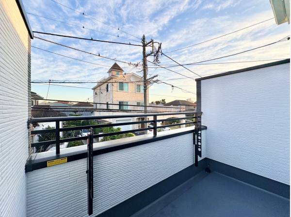 人目が気になりにくいバルコニー