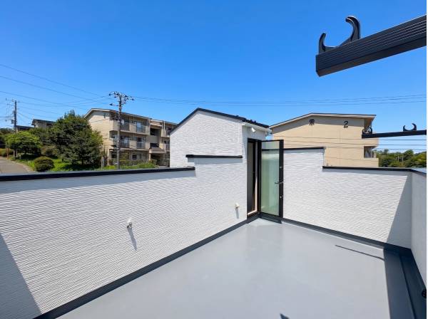 この住まいの魅力であるルーフバルコニー！