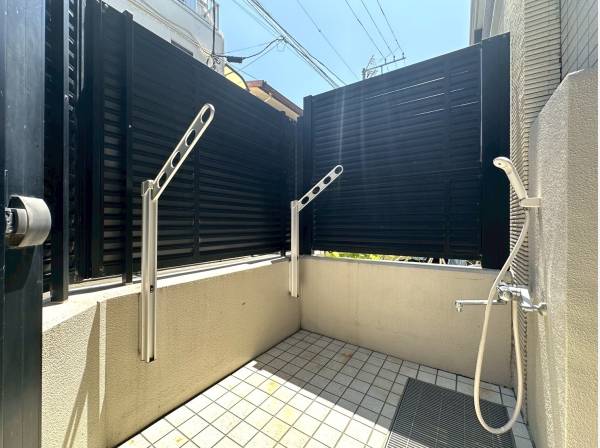 専用のシャワーブース