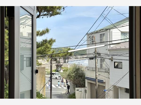 海がチラッと見えます！