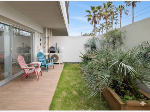 お庭でのんびりと休日を過ごせる♪