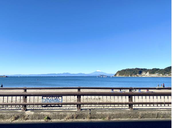 逗子海岸がお庭のような距離感