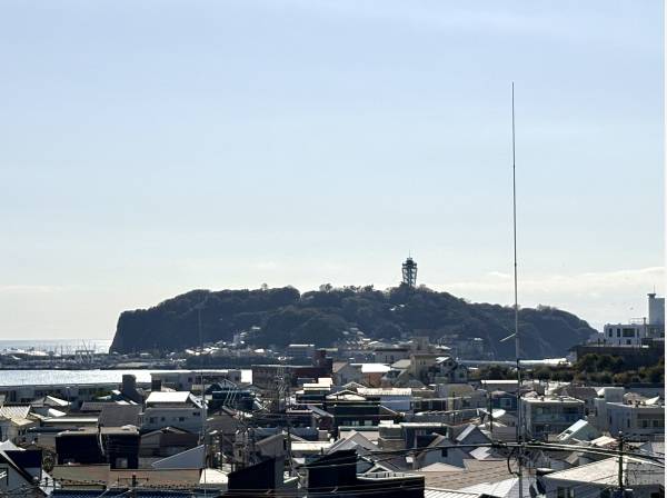 江ノ島をしっかりと眺めました。