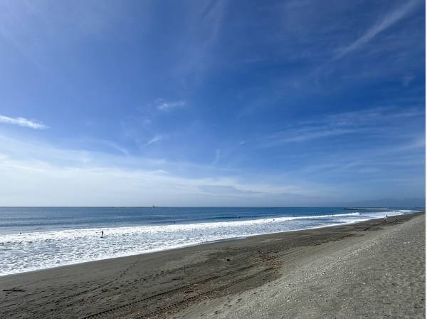 海まで自転車で8分 (約2.3㎞)