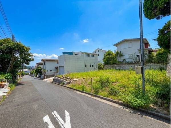 前面道路と現地