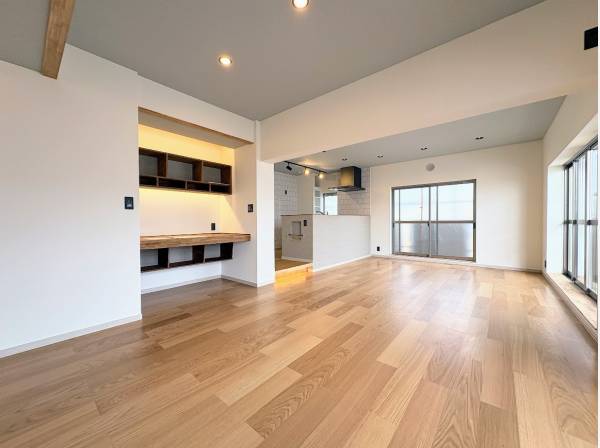 開放感あるLDKとなっています