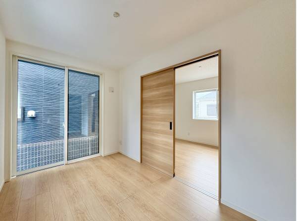 採光が１つのアクセントになり、プライベートな空間に