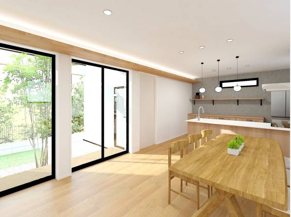 内観完成イメージ（リビング）