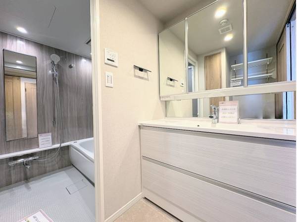 サニタリールームとバスルーム