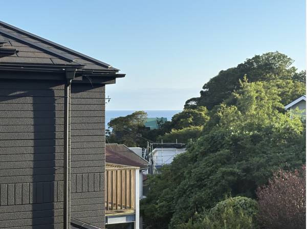 家からも海が見えます！