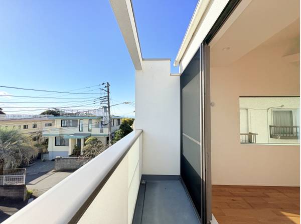 南向きリビングバルコニー