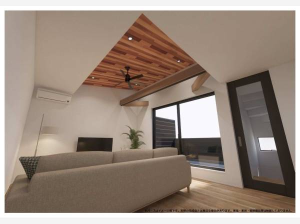 ２階のリビングです
参考パースです