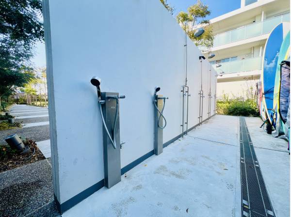 共用部にはシャワーもついております！