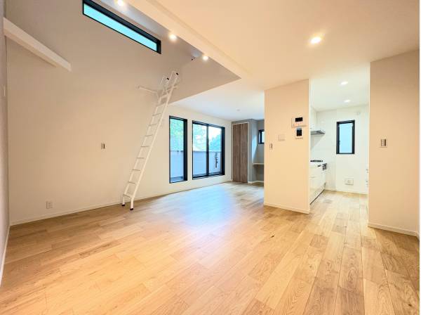 LDKにロフトがついているので、室内をスッキリ保てます。
