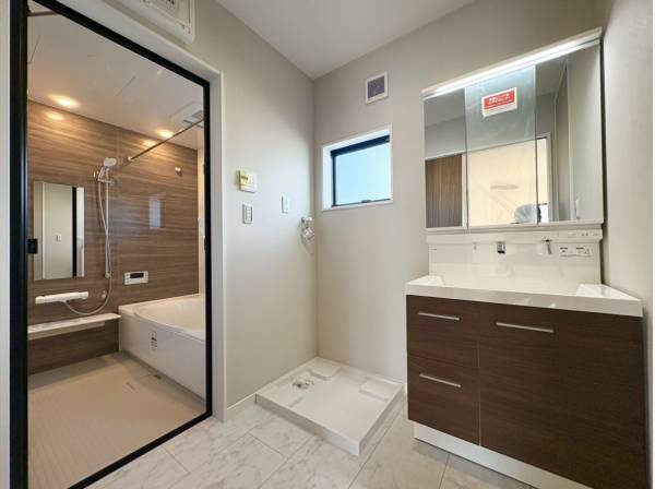 ゆったりとしたサニタリールーム