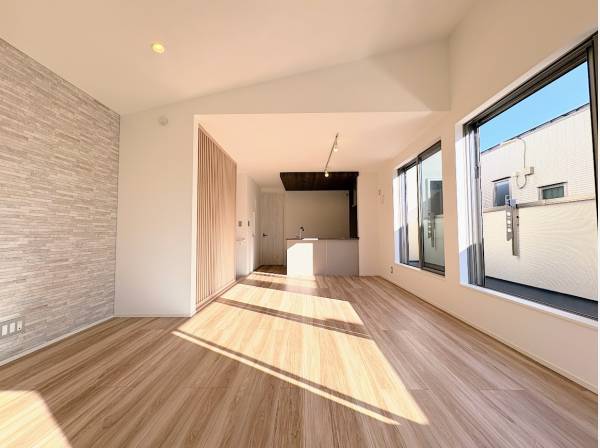 約19帖の広々としたLDK