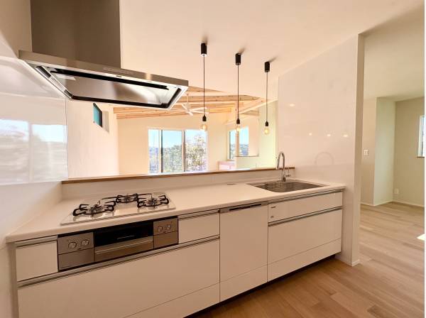 食洗器付きのシステムキッチン