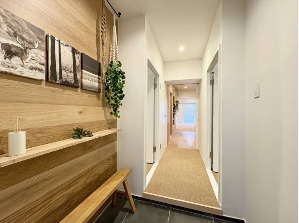 玄関からナチュラルで可愛い空間♪