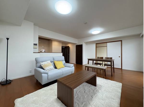 ゆったりとご家族でくつろげる空間が広がります