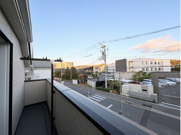 日当たりの良いバルコニー