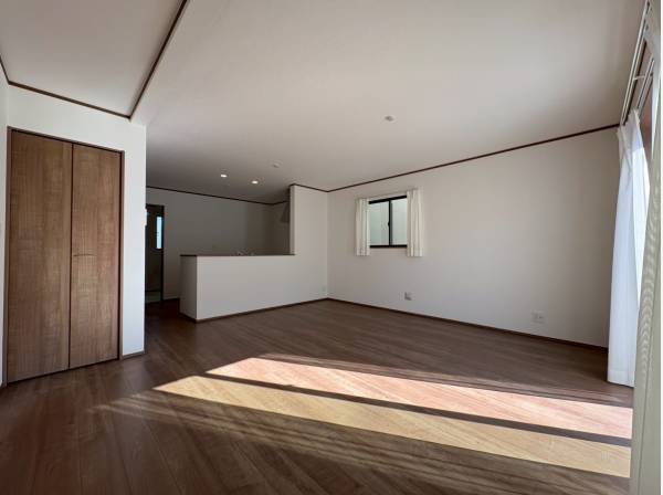 約17.25帖のLDKはゆとりの空間