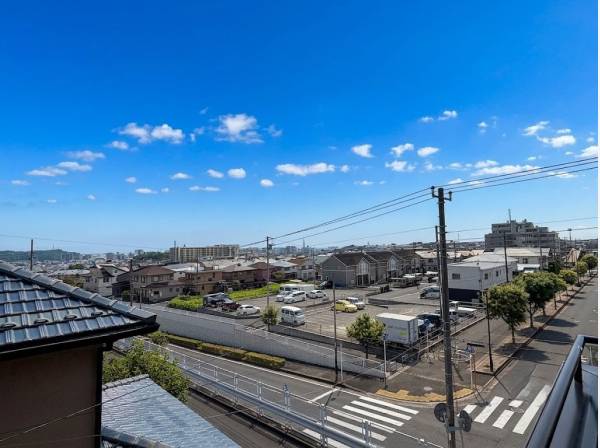 2階バルコニーから広がる眺望