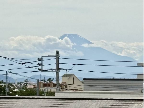 富士山を眺めることができます