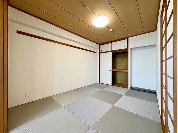約6帖の和室スペースとなります