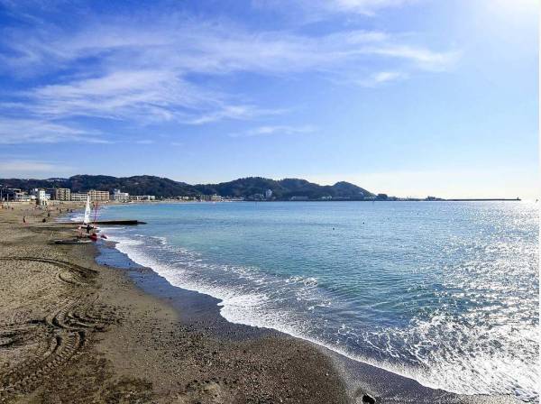 逗子海岸まで直線距離で約20ｍ