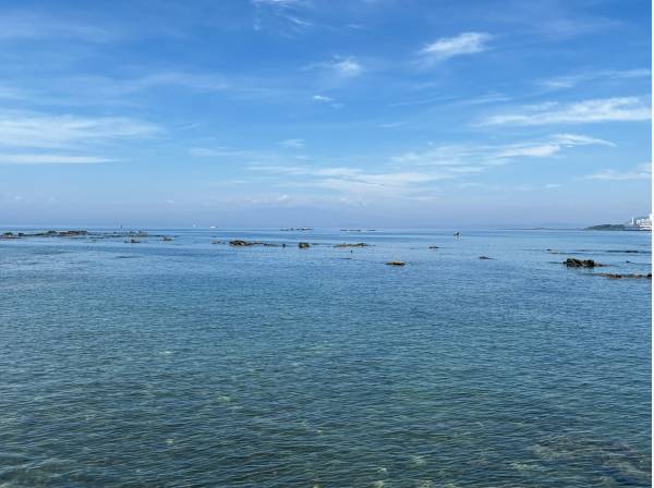 海まで徒歩1分 (約70ｍ)