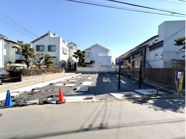 日当たり良好な現地です。