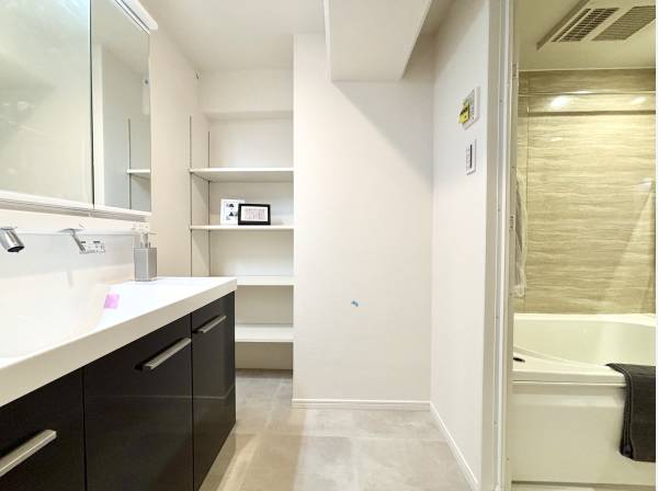 清潔感があるサニタリスペース