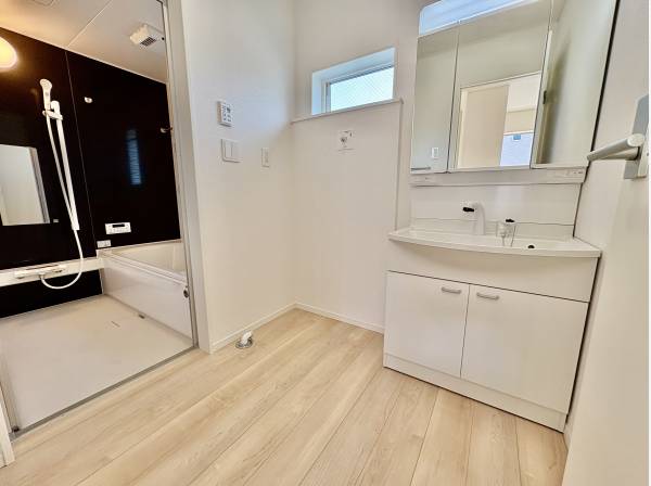 洗面台も広くていいですね！