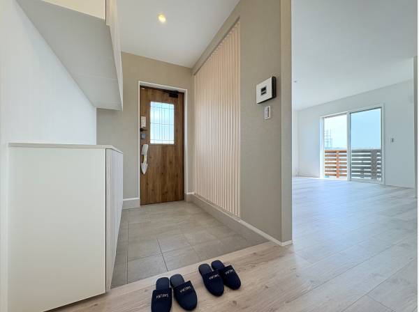 収納性のある玄関