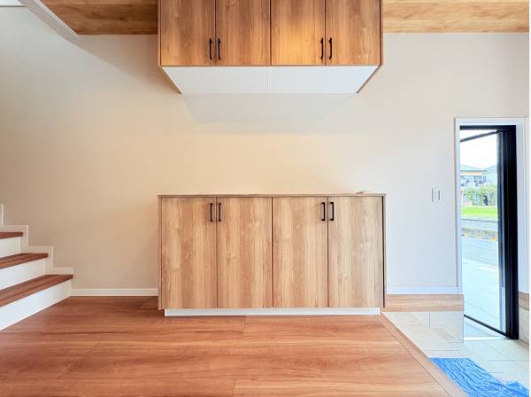 ゆったりとした玄関ホール