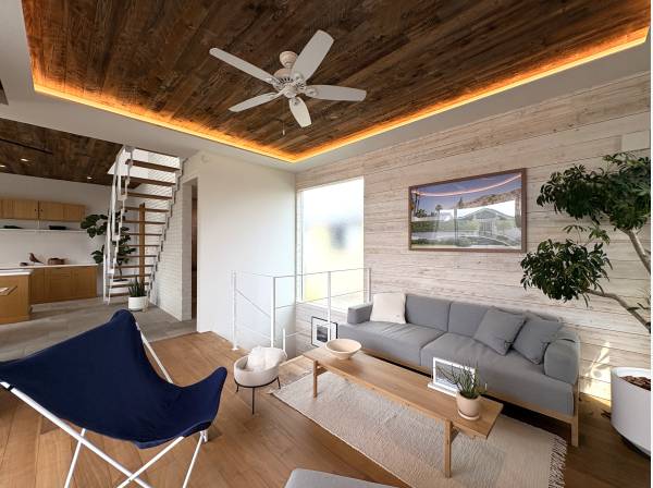 西海岸の心地よさを感じさせてくれる空間