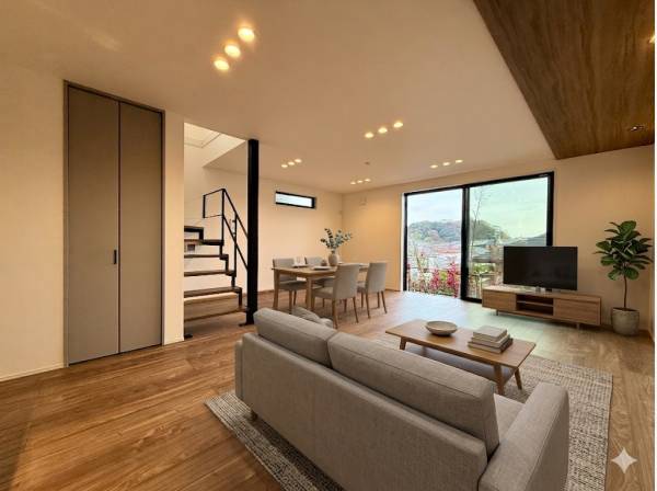 約24帖の広々なLDK！（家具はイメージです。）