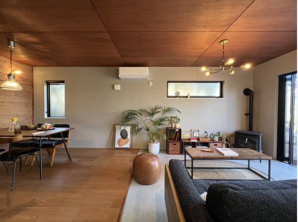 土間の広い1階リビングのお家です♪約24.8帖の広々LDK