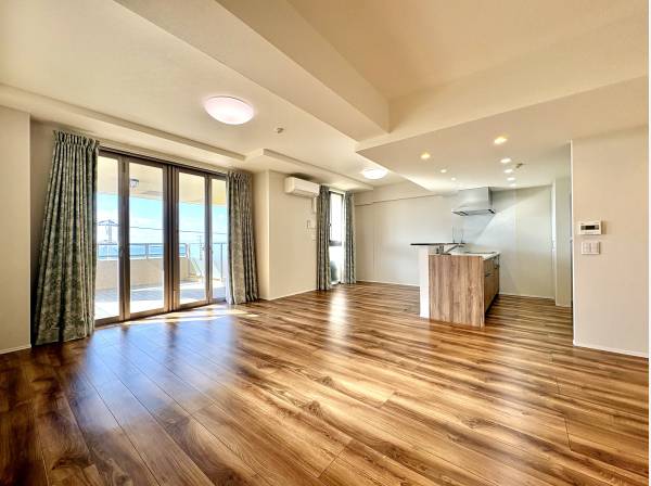 開放的なリビングです。