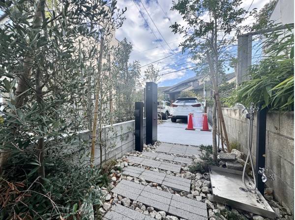 外部シャワー付き