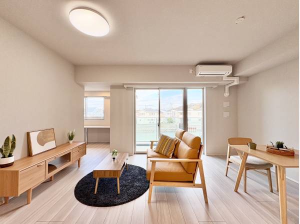 団らんの時間も水辺の景色を楽しめます♪