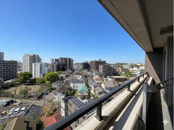 見晴らしの良いバルコニー