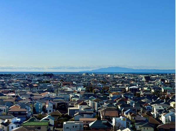 海がはっきりと見えました