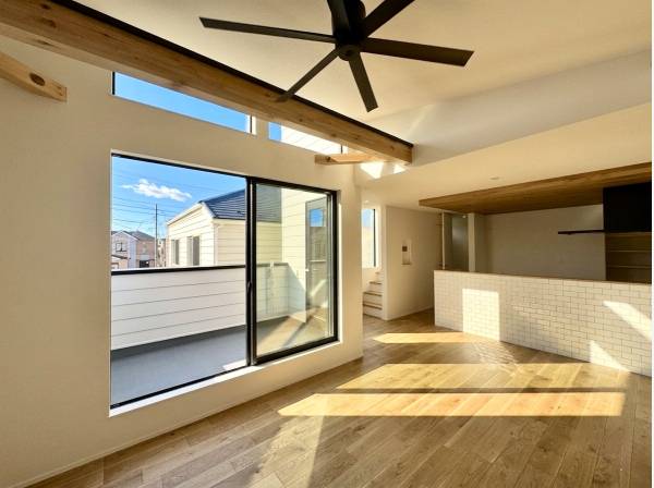 日当たりの良い2階リビング