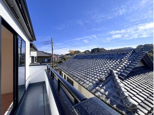 視界を遮る建物が少なく開放的な景色が広がります