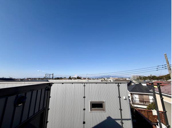 屋上バルコニー富士山を一望できます