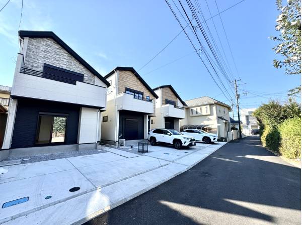 全3棟の綺麗な街並み