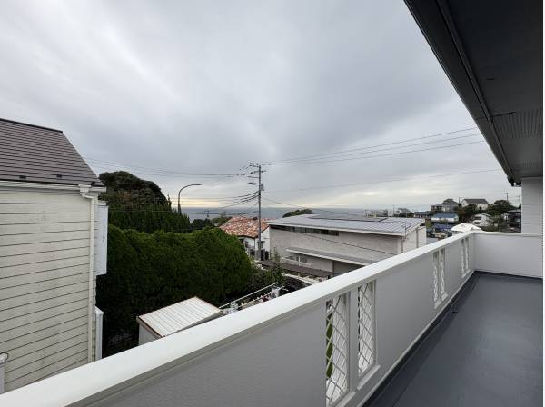 海が見えます